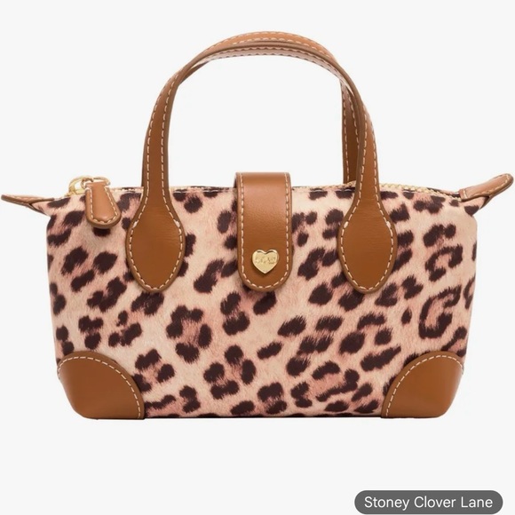 Stoney Clover Lane Handbags - Stoney Clover Lane Pouchette Leopard Crossbody Bag NEW